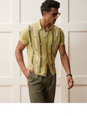 Todd Snyder Short Sleeve Sweater Knit Polo